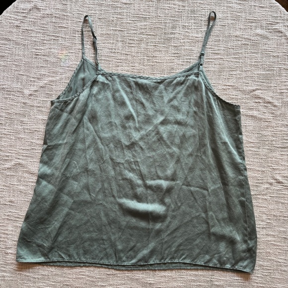 Eileen Fisher Silk Camisole Elm - Picture 7 of 7